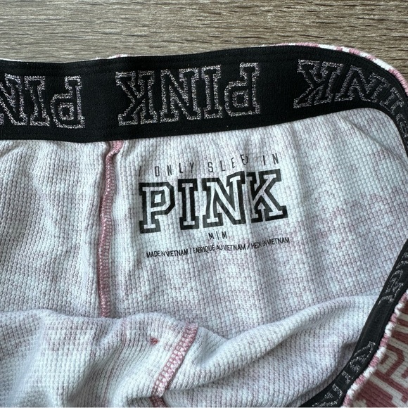 PINK Winter Patterned Sleep Shorts — Christmas / Holiday - Picture 4 of 4